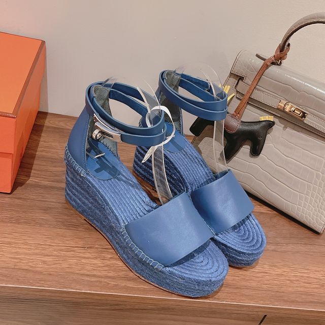 Hermes calfskin 85mm espadrille HS0247