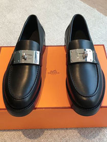 Hermes calfskin hot loafer HS0235