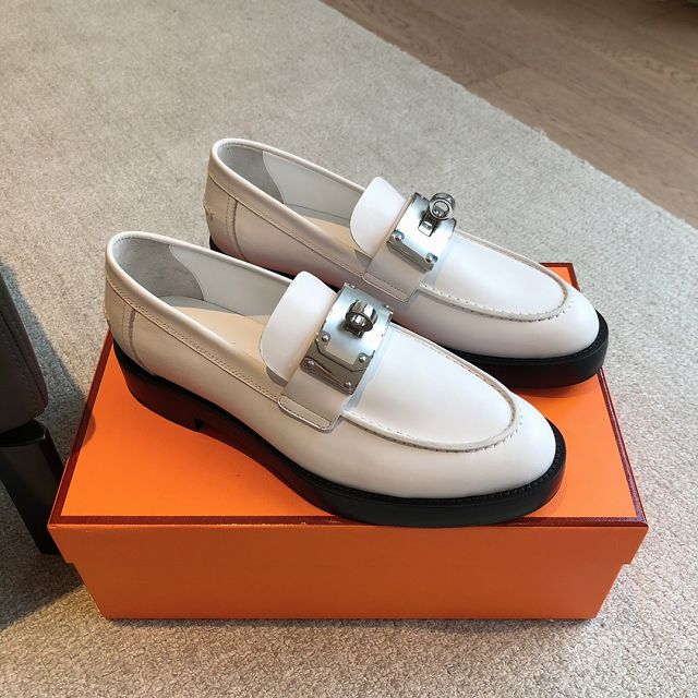 Hermes calfskin hot loafer HS0235
