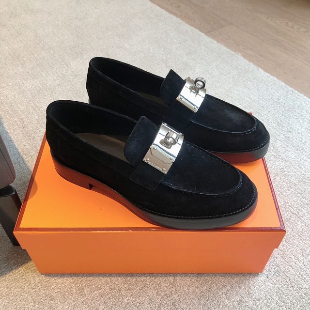 Hermes calfskin hot loafer HS0235
