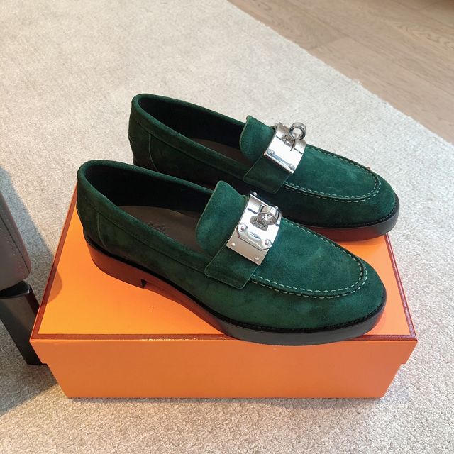 Hermes calfskin hot loafer HS0235