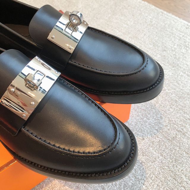 Hermes calfskin hot loafer HS0235