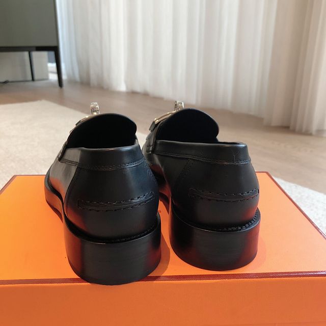 Hermes calfskin hot loafer HS0235