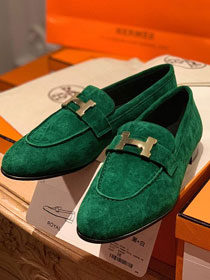 Hermes suede paris loafer HS0230