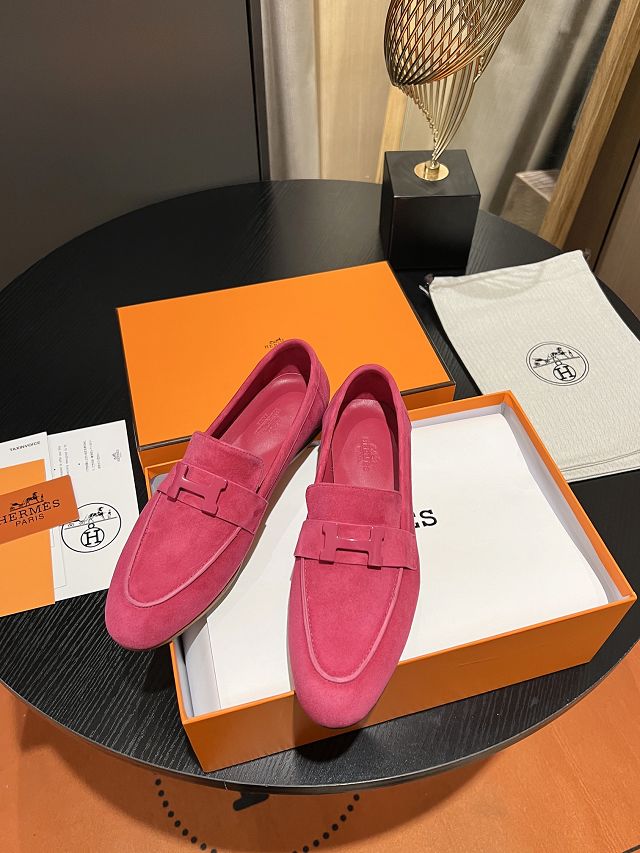 Hermes suede paris loafer HS0230