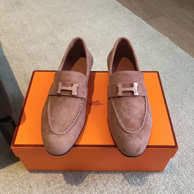 Hermes suede paris loafer HS0230