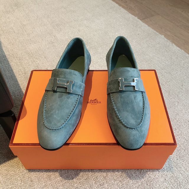 Hermes suede paris loafer HS0230