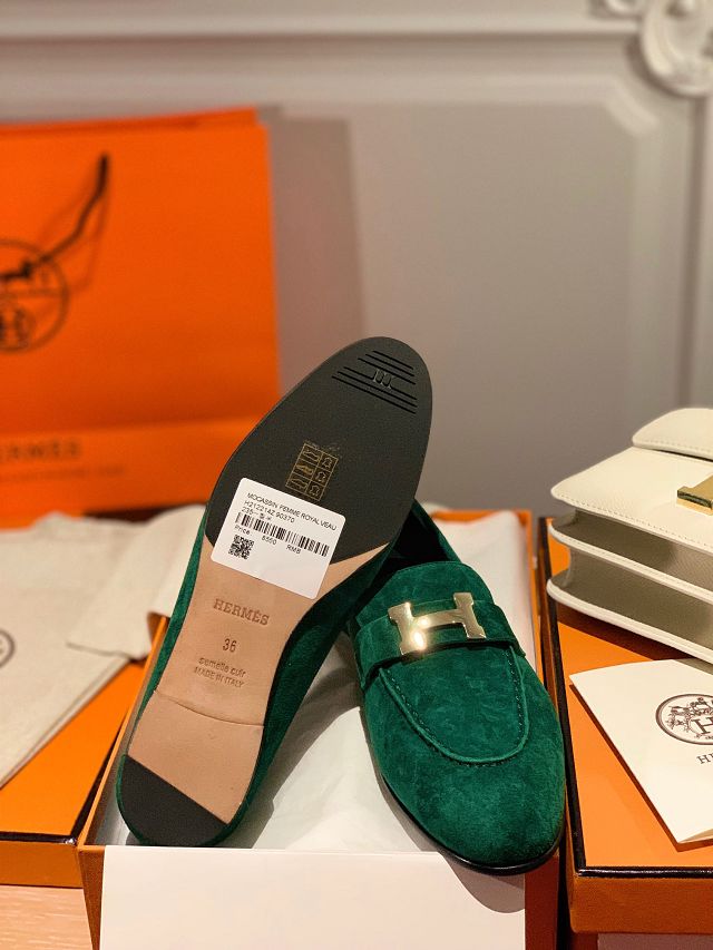 Hermes suede paris loafer HS0230