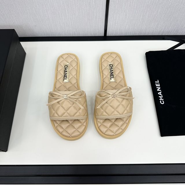 CC original lambskin mules CH0002