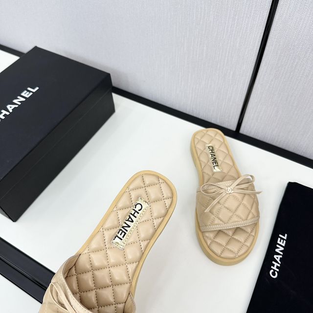 CC original lambskin mules CH0002