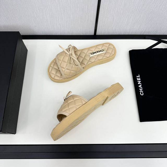 CC original lambskin mules CH0002
