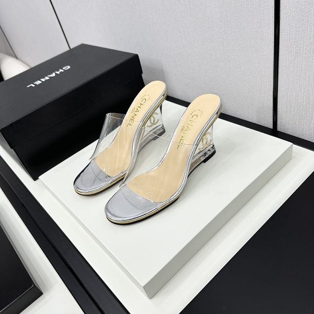 CC original PVC 85mm sandals CH0035