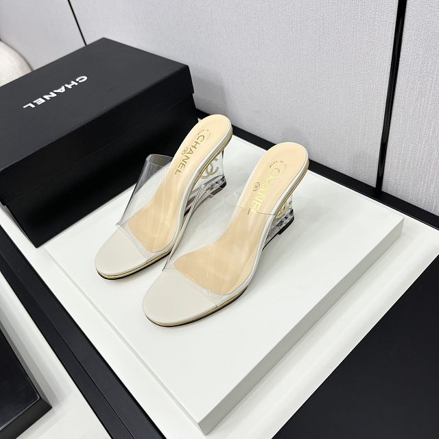 CC original PVC 85mm sandals CH0035