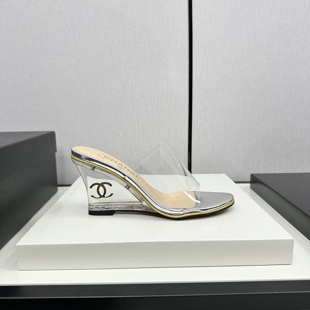 CC original PVC 85mm sandals CH0035