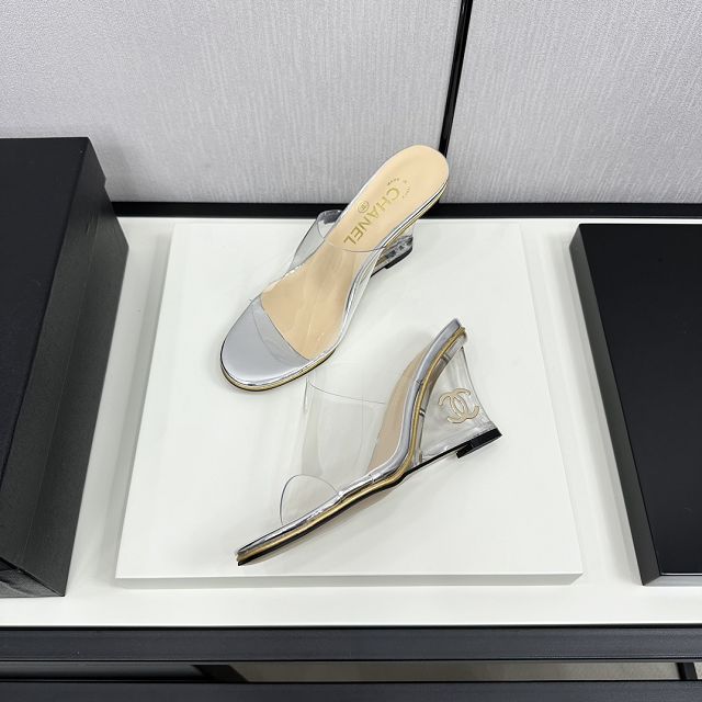 CC original PVC 85mm sandals CH0035