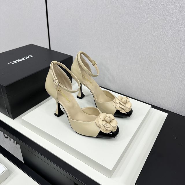 CC original lambskin 85mm slingbacks CH0042