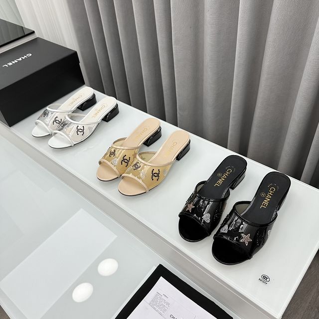 CC PVC 35mm mules CH0071