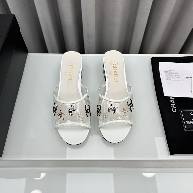 CC PVC 35mm mules CH0071