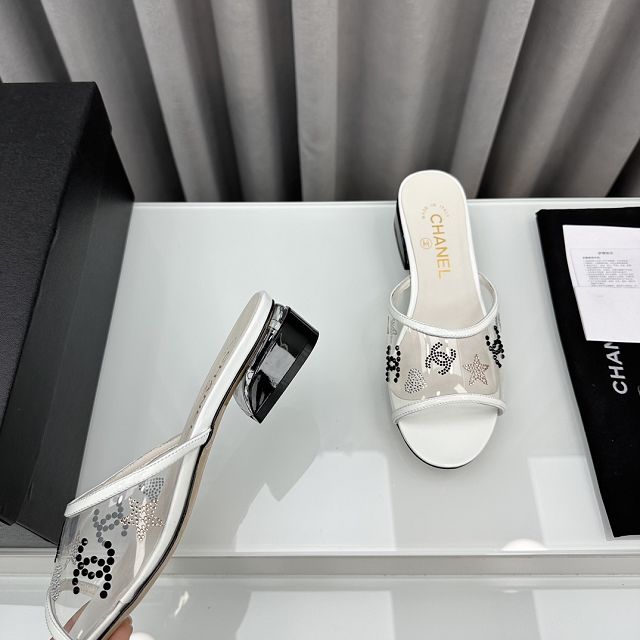 CC PVC 35mm mules CH0071
