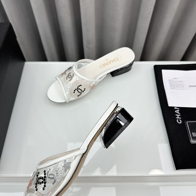 CC PVC 35mm mules CH0071