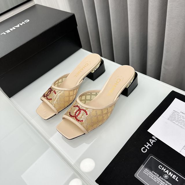 CC PVC 35mm mules CH0072