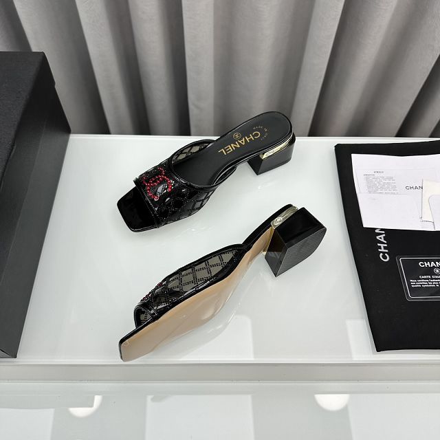 CC PVC 35mm mules CH0072