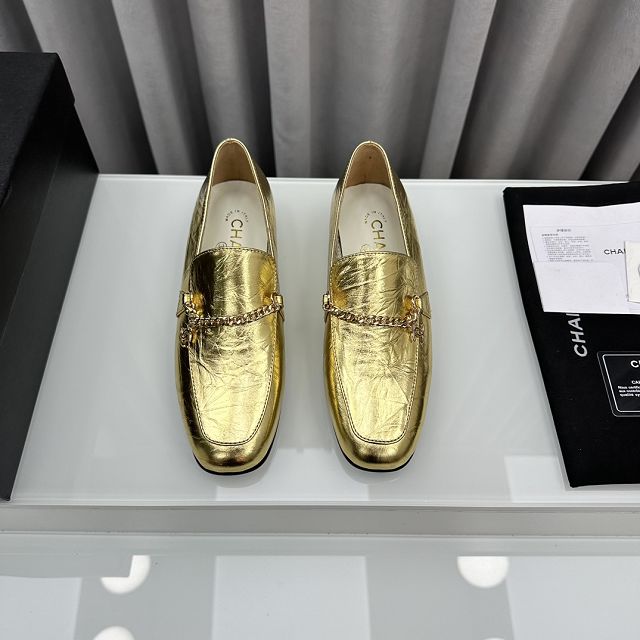 CC calfskin loafers CH0073
