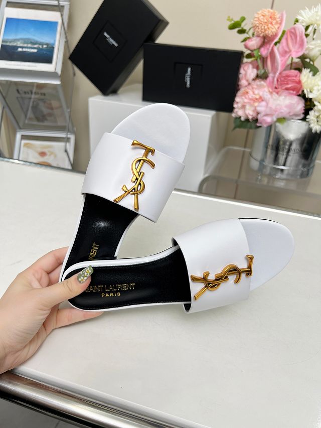 YSL original calfskin mules YS0001