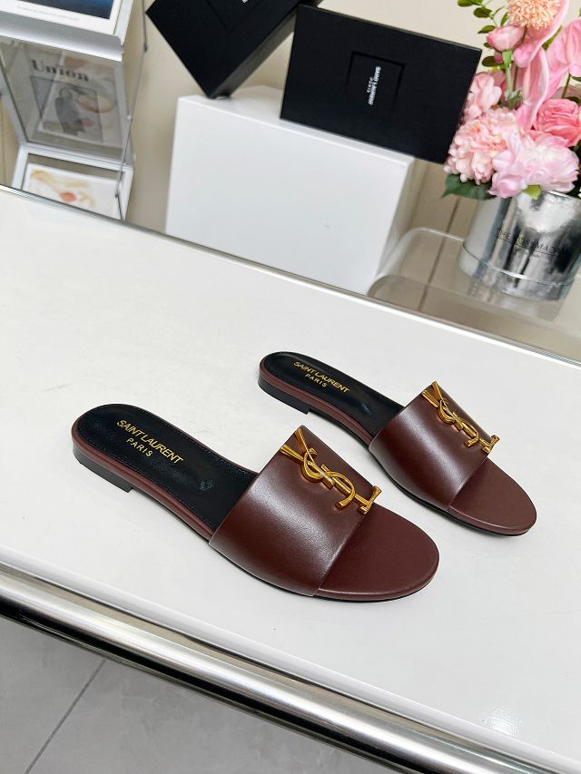 YSL original calfskin mules YS0001