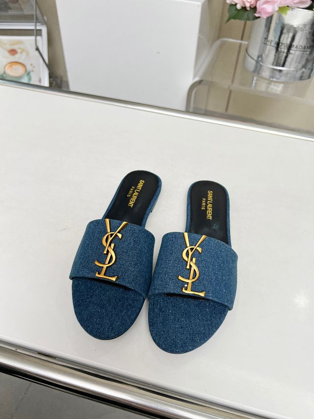 YSL original calfskin mules YS0001