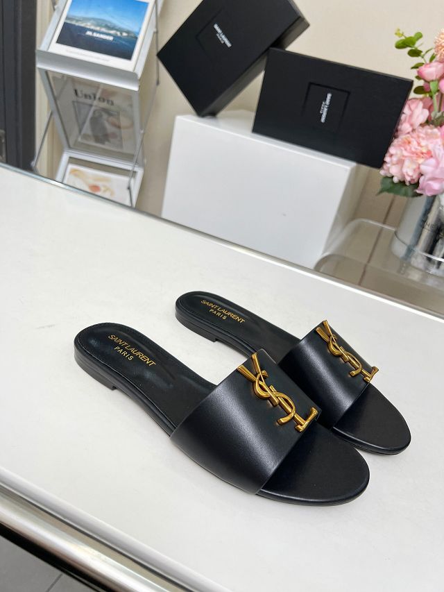YSL original calfskin mules YS0001
