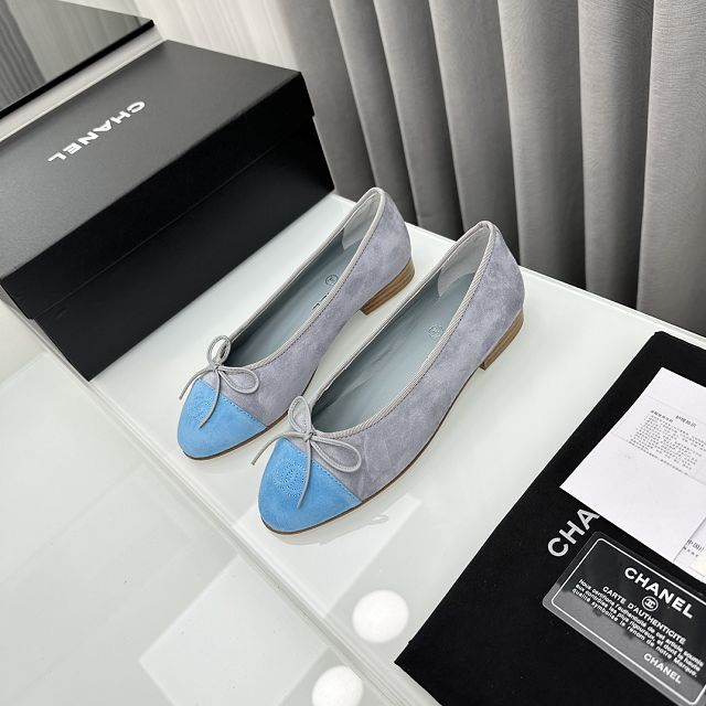 CC suede calfskin ballerinas CH0074