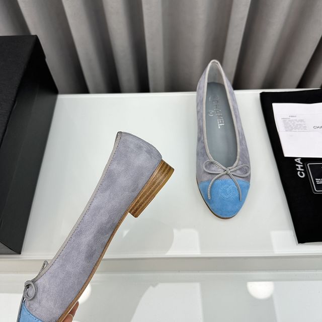 CC suede calfskin ballerinas CH0074