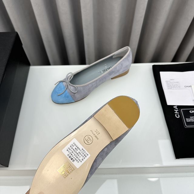CC suede calfskin ballerinas CH0074