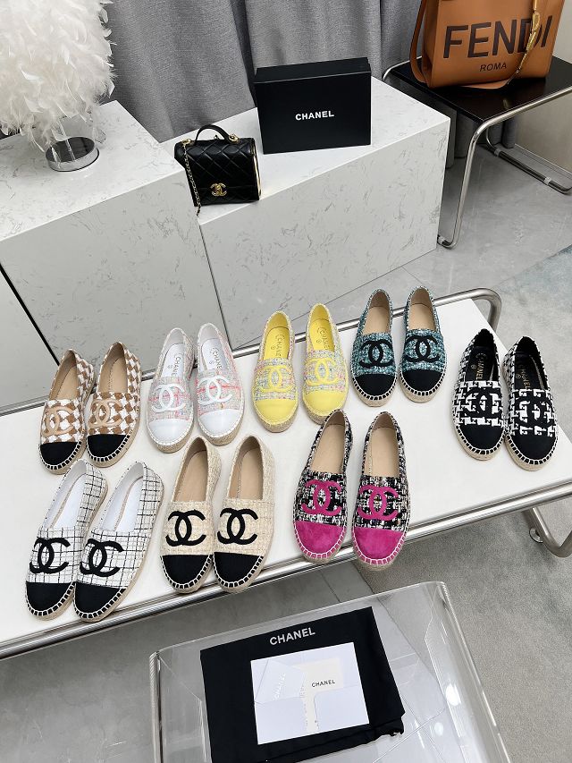 CC tweed espadrilles CH0094