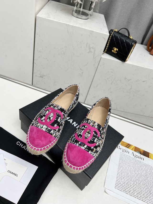 CC tweed espadrilles CH0094
