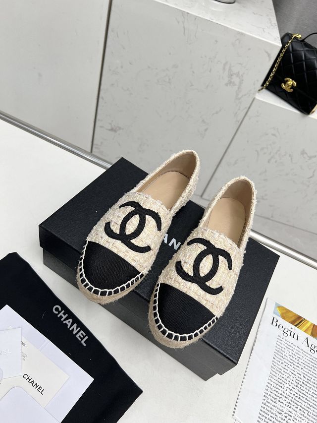 CC tweed espadrilles CH0094