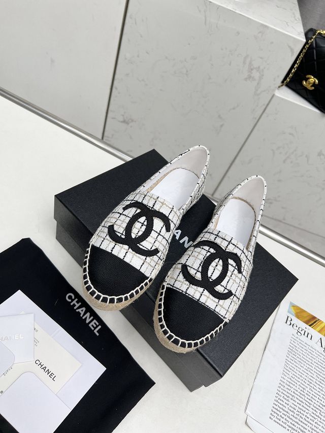 CC tweed espadrilles CH0094