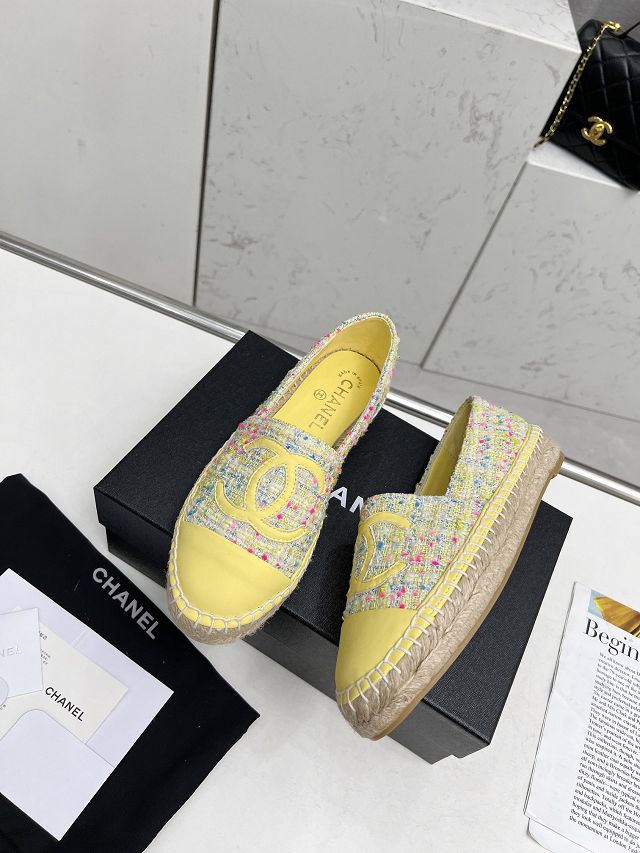 CC tweed espadrilles CH0094
