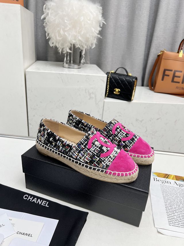CC tweed espadrilles CH0094