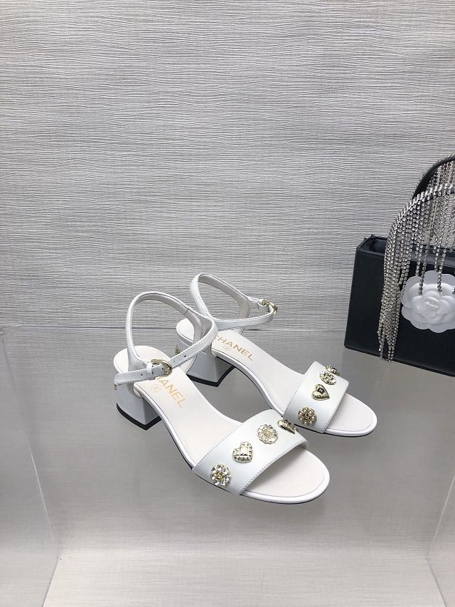 CC lambskin 45mm sandal CH0136