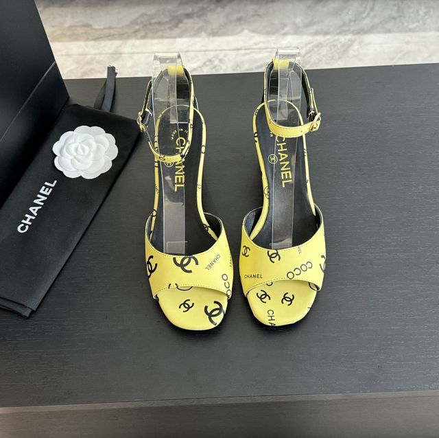 CC lambskin 55mm sandals CH0130