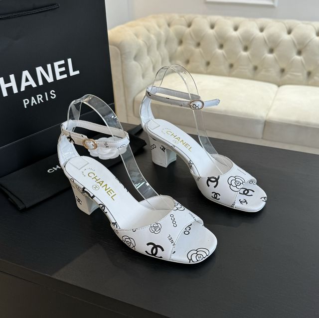 CC lambskin 55mm sandals CH0130