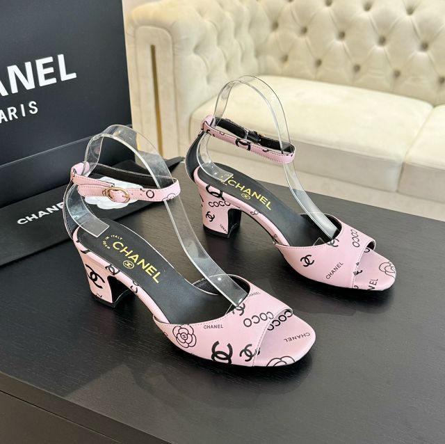 CC lambskin 55mm sandals CH0130