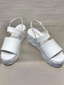 CC lambskin 65mm sandals CH0099