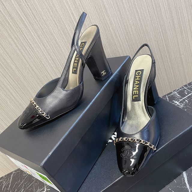 CC lambskin 95mm sandals CH0112