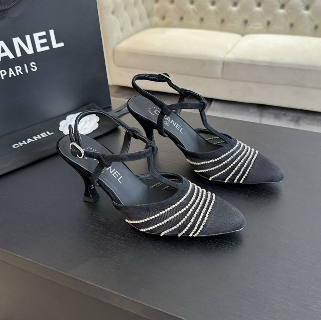 CC mesh 85mm sandals CH0127