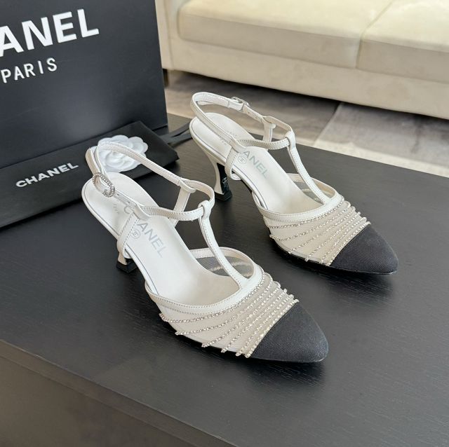 CC mesh 85mm sandals CH0127