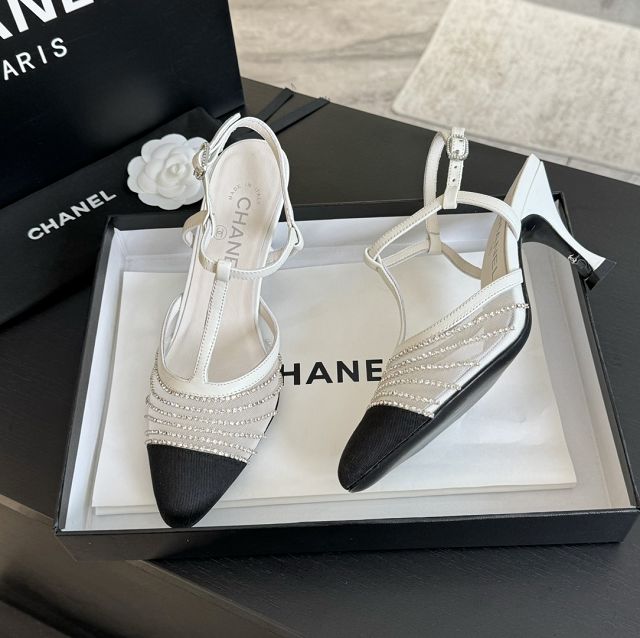 CC mesh 85mm sandals CH0127