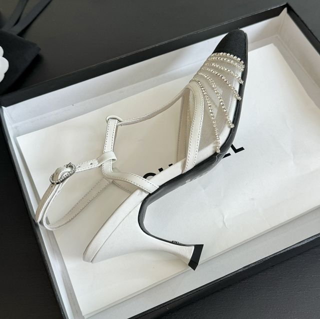 CC mesh 85mm sandals CH0127